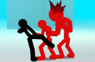 Stickman Street Fighting 3D