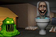 Toilet Monster Attack Sim 3D