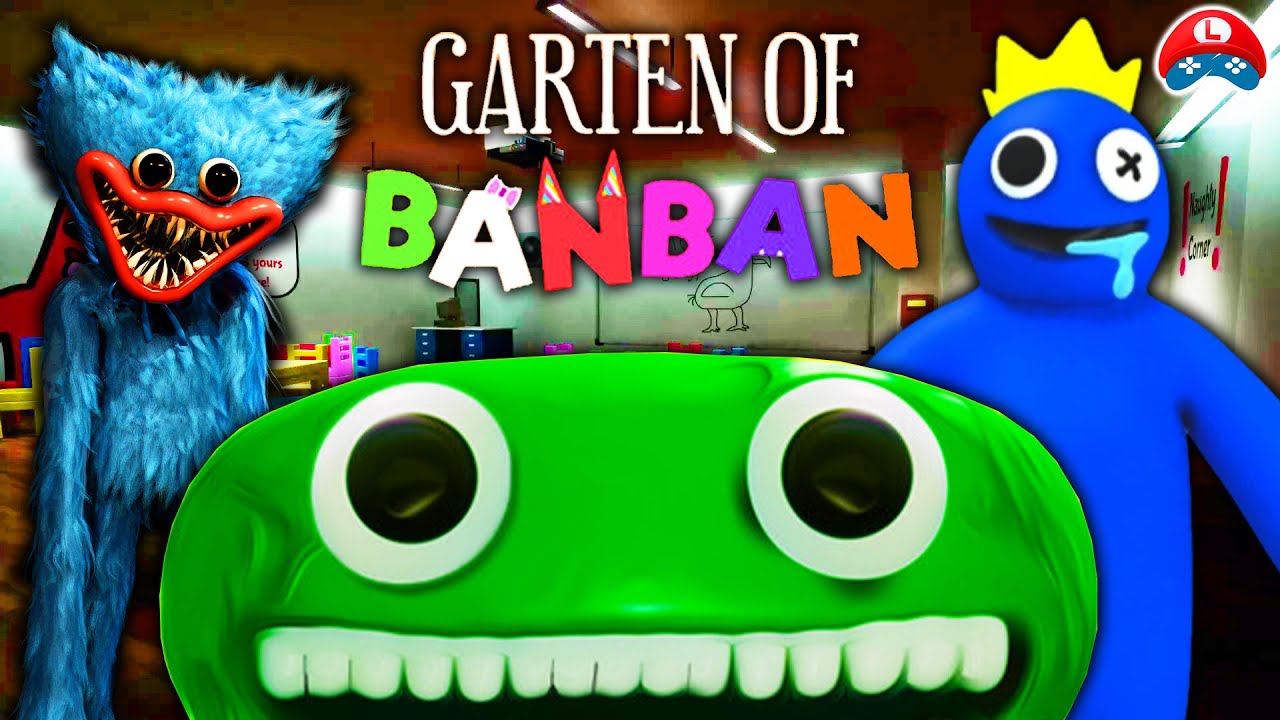 GARTEN OF BANBAN! História e final explicado! Novo POPPY PLAYTIME? Jogo de  terror na creche macabra 